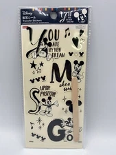 *New* Disney Daiso Mickey Mouse Transfer Stickers Decoration Craft Art Designs
