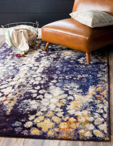Unique Loom Vita Collection Traditional Over-Dyed Saturated Floral Medallions...