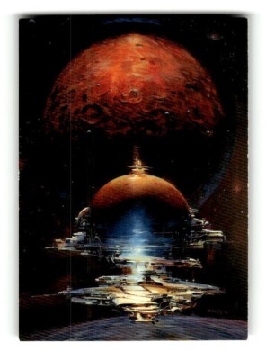 John Berkey Series Two Fantasy Art Trading Cards #5 The Barren Planet