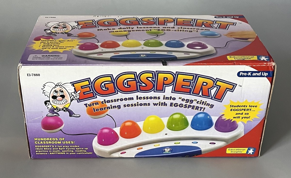 Eggspert Buzzer Game EI-7880 — New Factory Sealed — 2001