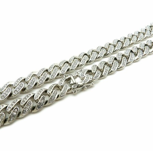 2PAC EUPHANASIA ANHÄNGER 24" SILBER EIS DIAMANT KUBANISCHE GLIEDERKETTE HALSKETTE HIPHOP - Bild 18 von 20