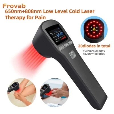 FROVAB Kalt Laser Therapie Gerät LLLT Linderung Muskel Gelenkschmerzen Körper Haustiere