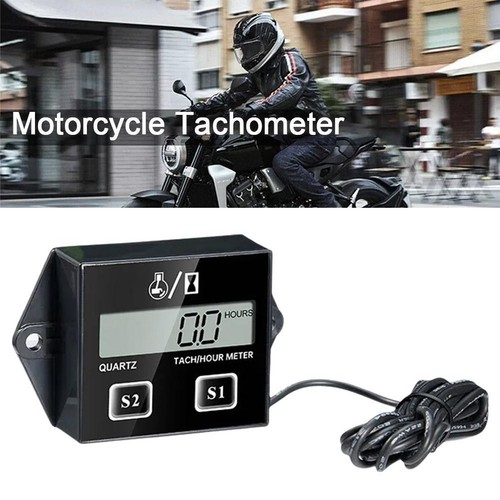 Gasoline Engine Tachometer Motorcycle Speed Timer Motorboat Lawn Mower π'^ G7C8