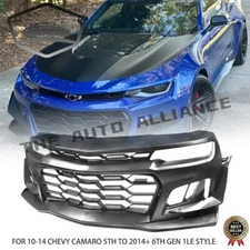 Fits 2010-2014 Chevy Camaro 1LE Style Front Bumper Conversion Cover Kit PP