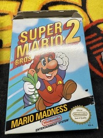 Super Mario Bros. 2 With Box & Styrofoam & Sleeve (Nintendo, NES 1988) + Case