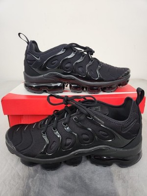 Nike Air Max Vapormax Plus Triple Black All Blackout 924453-004 Men's Size 10