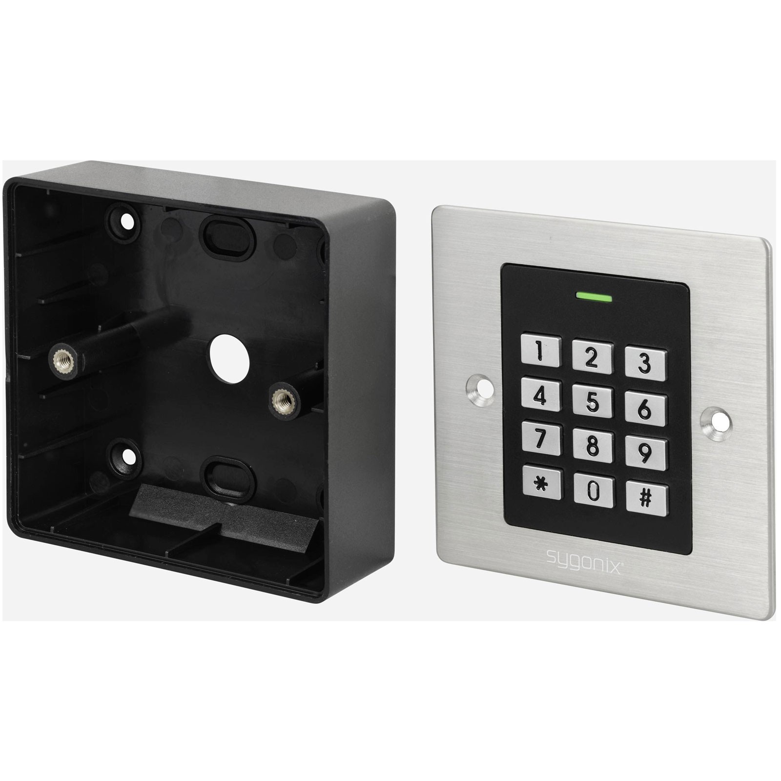 Sygonix RFID keypad Flush Mount 12-18V DC IP66 weatherproof.
