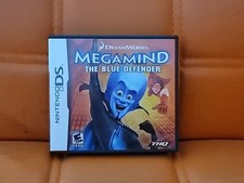 MegaMind The Blue Defender Nintendo DS 2010 Case Manual Inserts Only  No Game