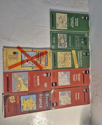 Lot 8 / Divers 7 Cartes Routieres Anciennes France Et Europe - Photo 1/2