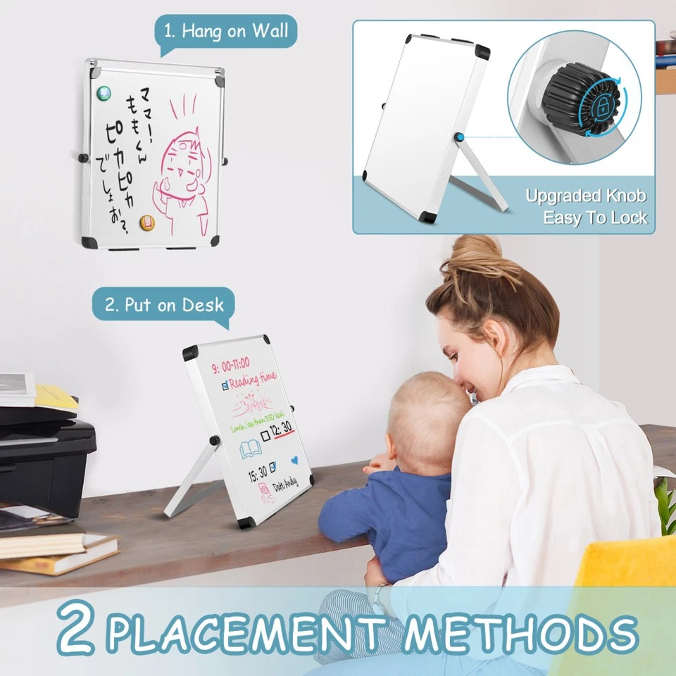  Whiteboard Ständer Schreibtafel Trockener Lösche MINI TROCKELAUSE BREISE - Bild 2 von 4