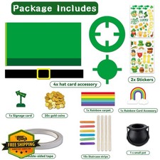 JUESMOS St Patrick's Day Leprechaun Trap Kit for Kids Crafts