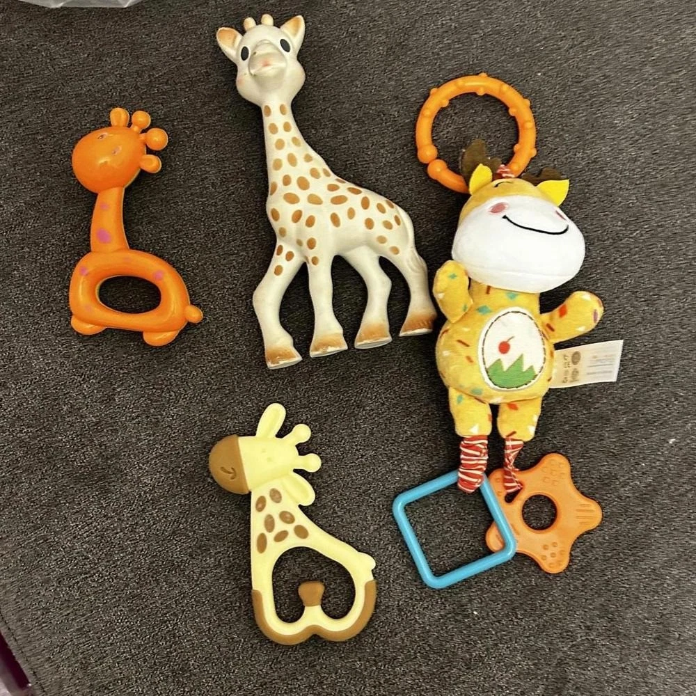 Dr Browns Four Giraffe Theme Baby Toys, Rattles, Teethers