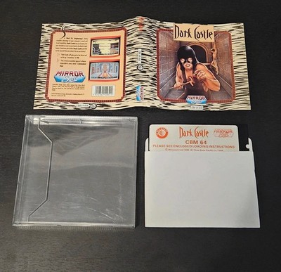 CBM commodore 64 Disk game C64 game disc DARK CASTLE by MIRROR SOFT
