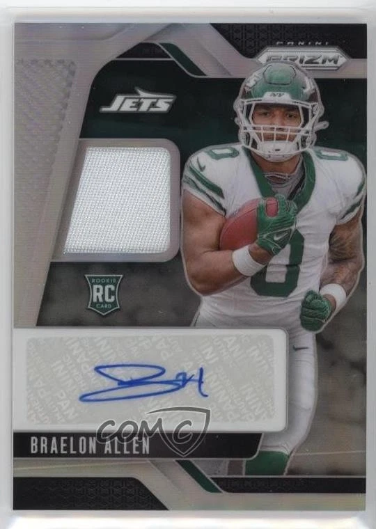 Braelon Allen Panini Prizm Rookie Patch Autographs #RPABAN Base