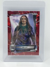 2025 Topps Chrome WWE Nia Jax #175 Red Geometric Refractor /5 SmackDown