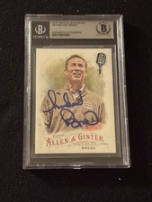 Michael Breed Auto 2016 Allen & Ginter Card PGA Teacher of the Year Beckett