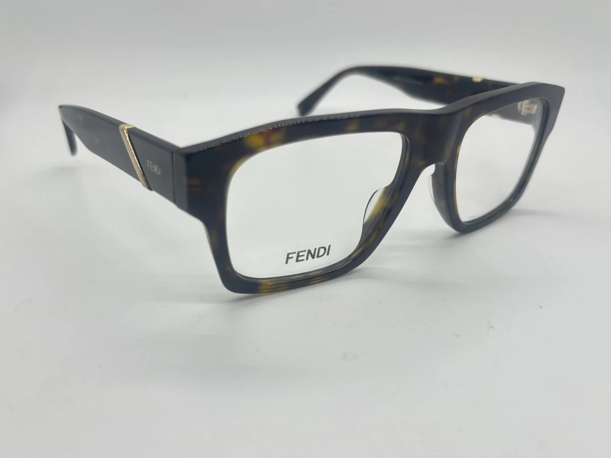 Fendi FE50070I 001 Square Eyeglasses 54mm - Black Fendi Fendi FE50070I Square Glasses | Fashion Eyewear main image 2