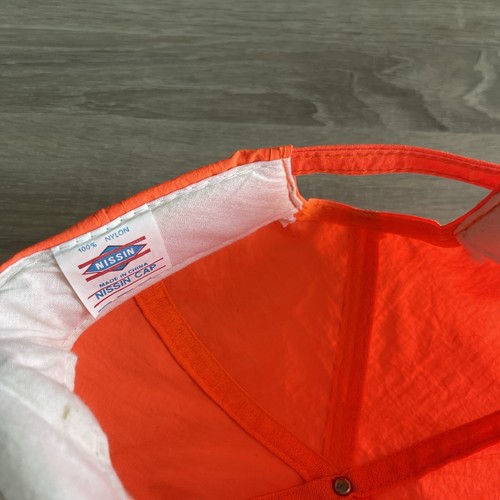 Vintage 1991 Toy Soldiers Movie Advertising Promo Hat Orange Adjustable Cap 90s - Picture 8 of 8