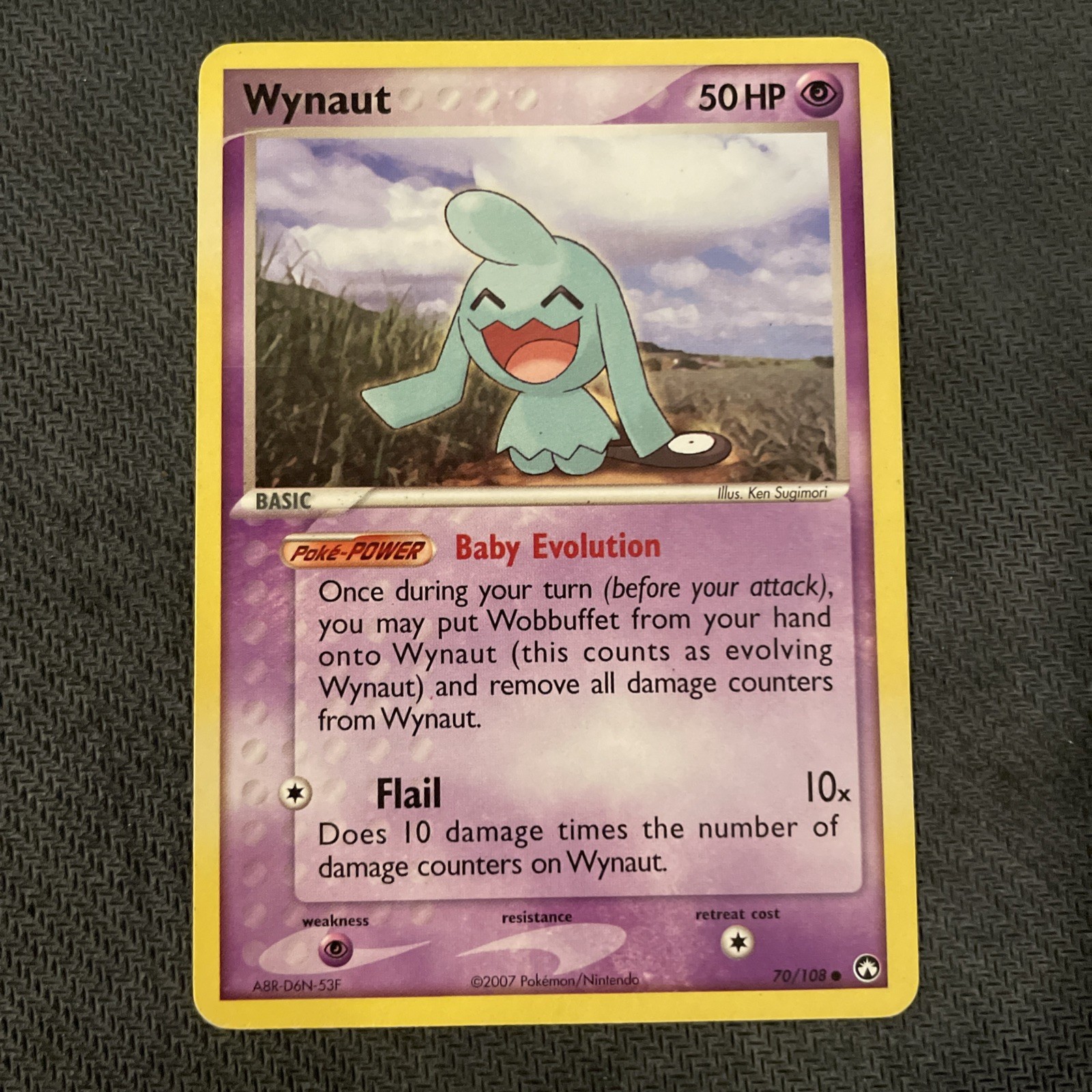Wynaut 70/108 Pokemon Power Keepers Common 2007 LP