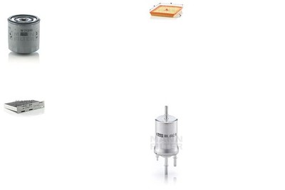 MANN-FILTER Inspektionspaket Filtersatz XL Filtereinsatz Aktivkohlefilter für VW