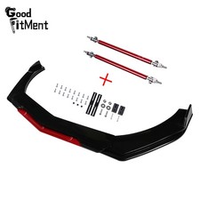 Front Spoiler Lippe Stoßstange Frontlippe + Stützstange Für Audi A4 S4 RS4 B7 A5