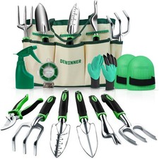 Gardening Tools Sets-Hand Kit with Storage Tool Bag for Home & Outdoor Gardening