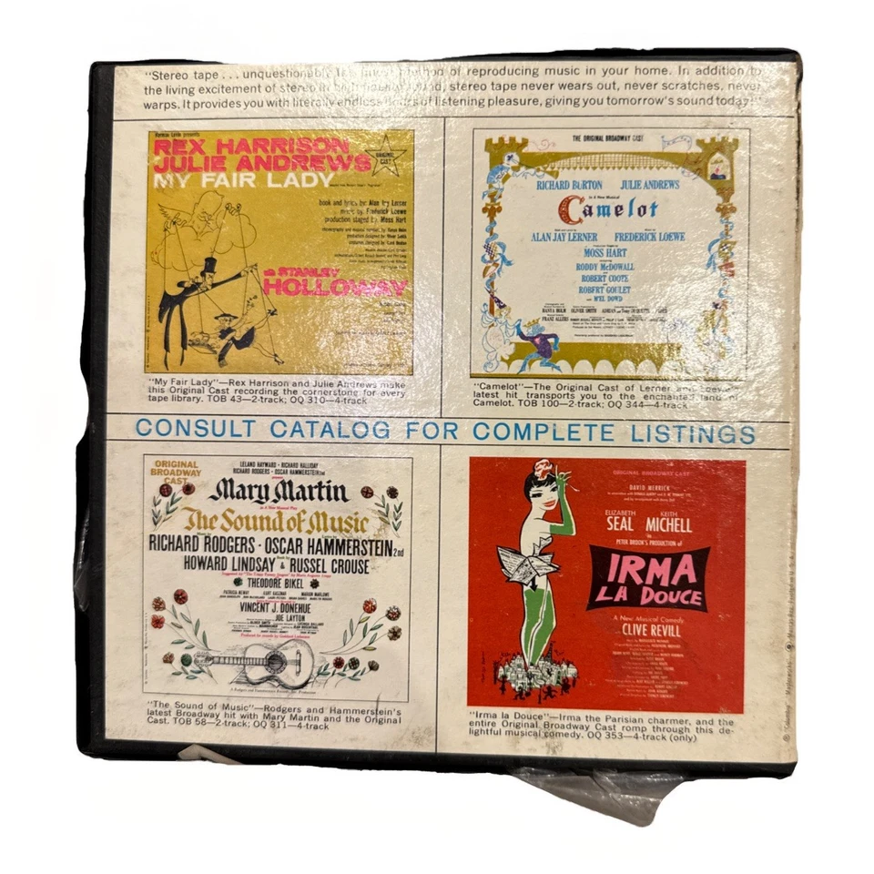 Bernstein New York Philharmonic Symphonic Dances West Side Story Stereo Tape Foto 2 de 3