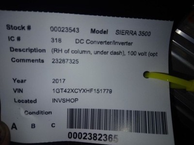 Conv/Invert/Charger Classic Style 100 Volt Fits 14-19 SIERRA 1500 PICKUP 426768