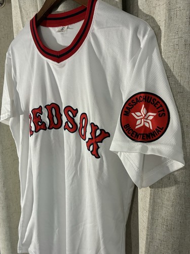 Boston Red Sox #23 Replica 1975 MA Bicentennial Trikot Erwachsene M weiß rot Promo - Bild 5 von 14