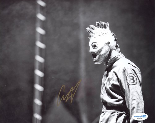 Corey Taylor SLIPKNOT Signed Autograph 8x10 Photo Band Lead Singer ACOA COA