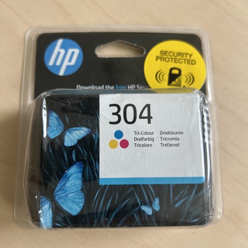 HP 304 Original Ink Cartridge Tri-Color colour genuine new sealed July 2024 - 第 1/6 張圖片