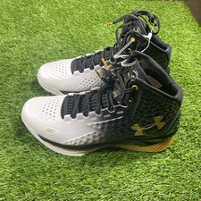 Under Armour  Steph Curry 1 Retro MVP Dynasty White Mens Size 10 3026051-001 NEW