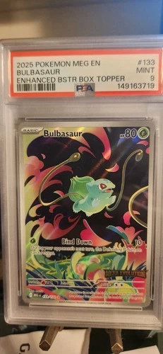 PSA 9 Bulbasaur - (Mega Evolution Stamped) #133