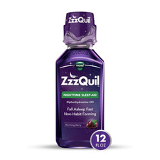 Vicks ZzzQuil Nighttime Sleep Aid Liquid Diphenhydramine HCI 50mg 12 Fl oz