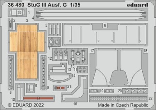 Eduard 36480 1/35 StuG III Ausf G for Miniart