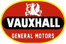 Vauxhall Automobiles by General Motors NEW Sign: 28" Wide Diecut USA STEEL
