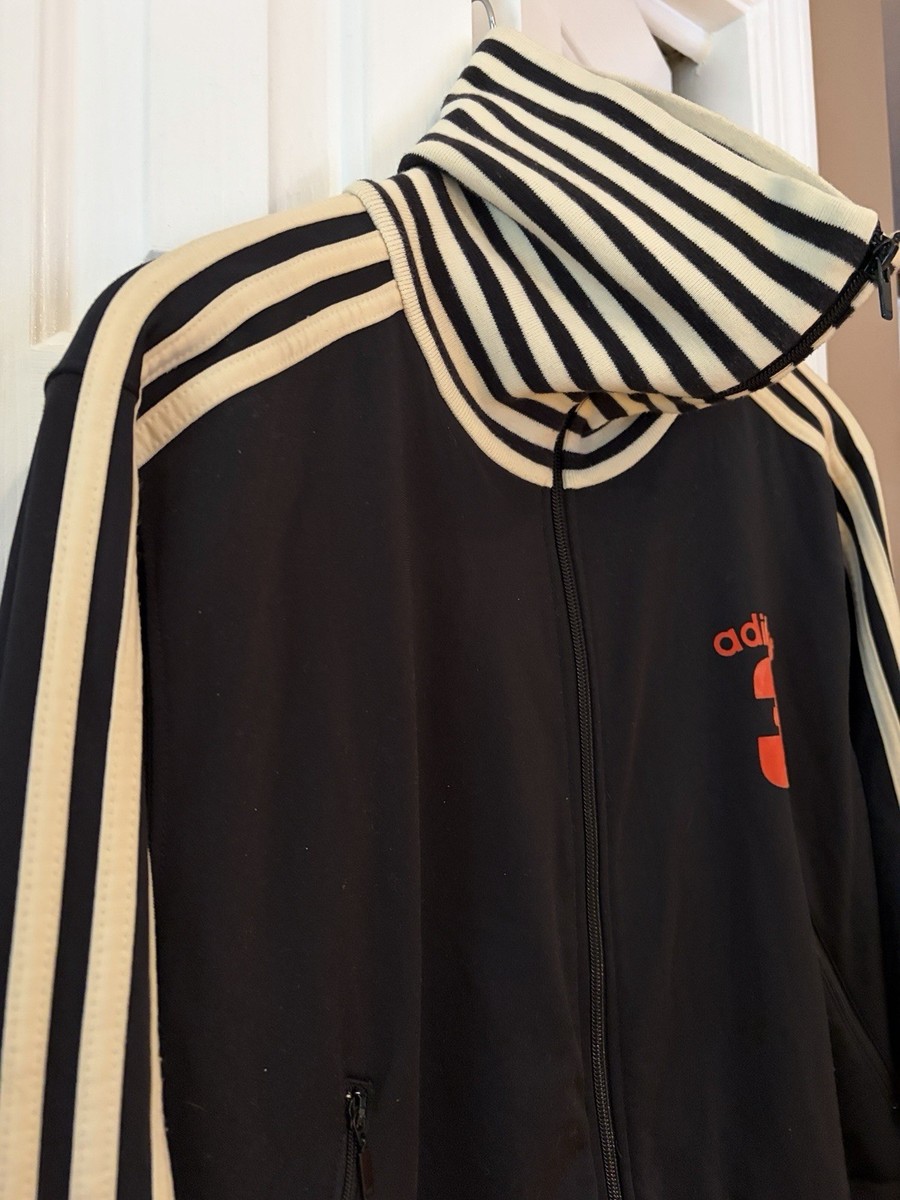 adidas Rare Vintage Y2K Women's XL Track Jacket Striped Full Zip