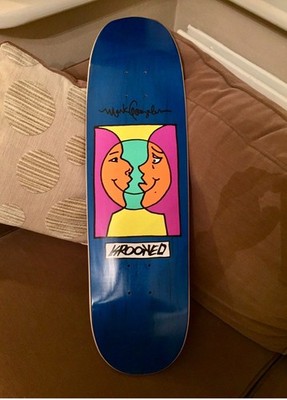 Mark Gonzales Krooked Gonz 2Gether Skateboard Deck 8.62'' blau