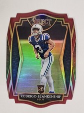 2020 Select Premier Level Red Prizm Die-Cut #175 Rodrigo Blankenship Rookie RC