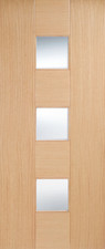 Image of LPD Internal Catalonia Oak Pre Finished Solid Doors Brand New Free Delivery