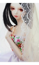 Dollmore 1/3 BJD outfits SD - Oriental Rose Dress Set White 