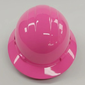 Pyramex Ridgeline Safety Hard Hat — Full Brim Pink