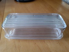 Rollenbutter Butterdose Glas