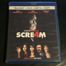 Scream 4 (Blu-ray, 2011, David Arquette, Neve Campbell, Courtney Cox)