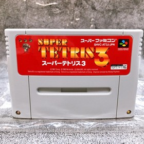 Nintendo Super Famicom SUPER TETRIS 3 Puzzle BPS Japan SNES SFC Game in Stock