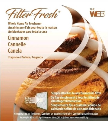 Filter Fresh Whole Home Cinnamon Air Freshener AC Furnace Filter House Scent