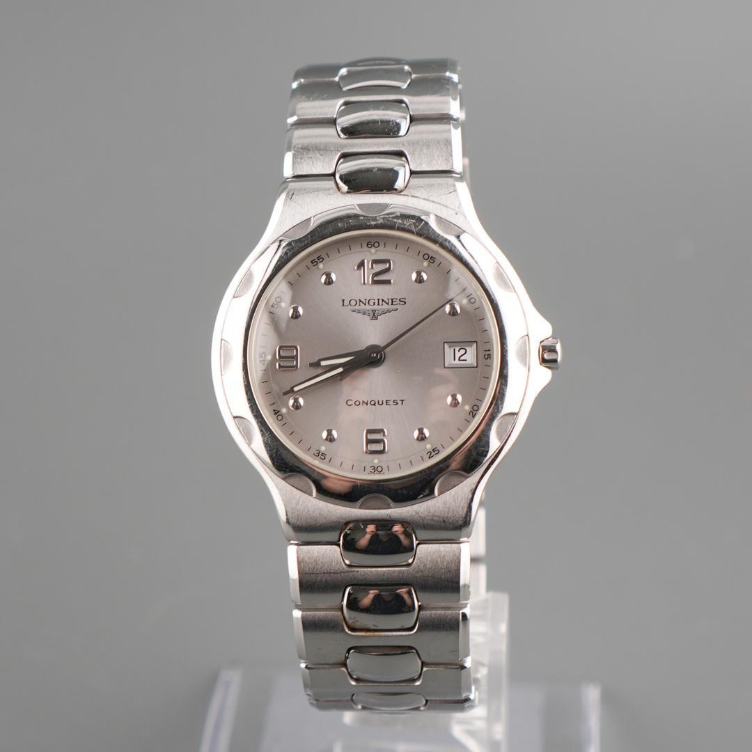 Operation Longines Conquest Date Watch Battery Qu… - image 3