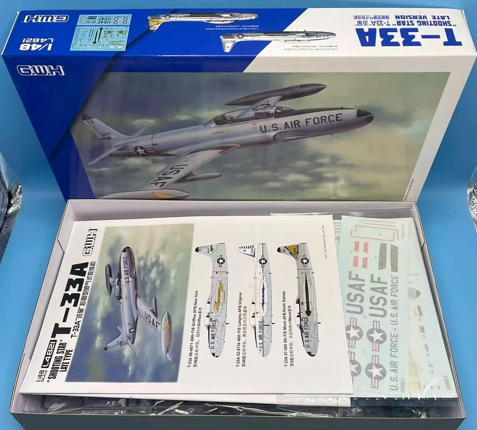 Great Wall Hobby GWH L4821 1/48 T-33A "Shooting Star" Late Type T-33 Brand New - Image 2 of 2