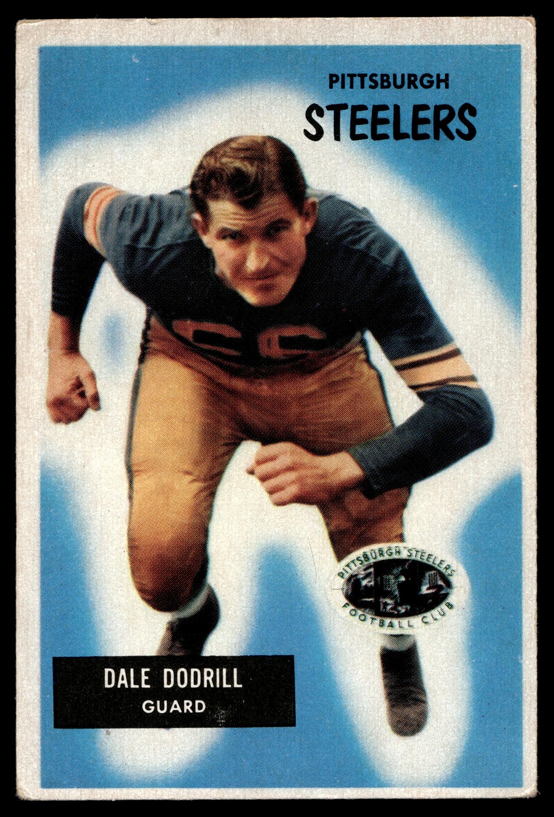 1955 Bowman #79 Dale Dodrill Steelers EX