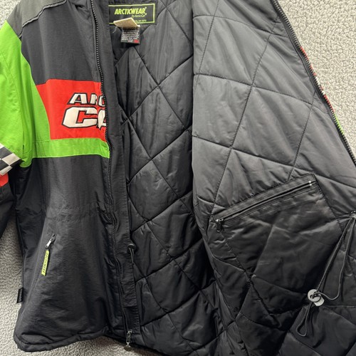 Chaqueta De Colección Arctic Cat Para Hombre XL Negra Verde Roja Z-Force Thinsulate Racing Años 90 - Imagen 11 de 14